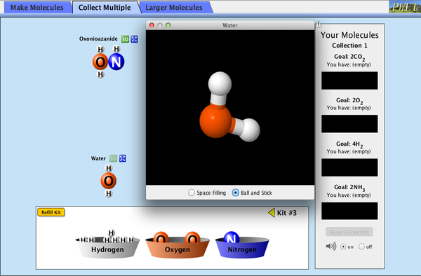 Build a Molecule Screenshot