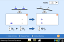 Screenshot of the simulation Balancing Chemical Equations