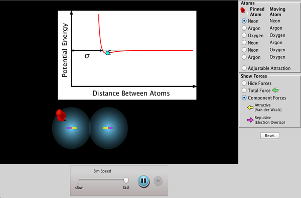 Atomic Interactions Screenshot